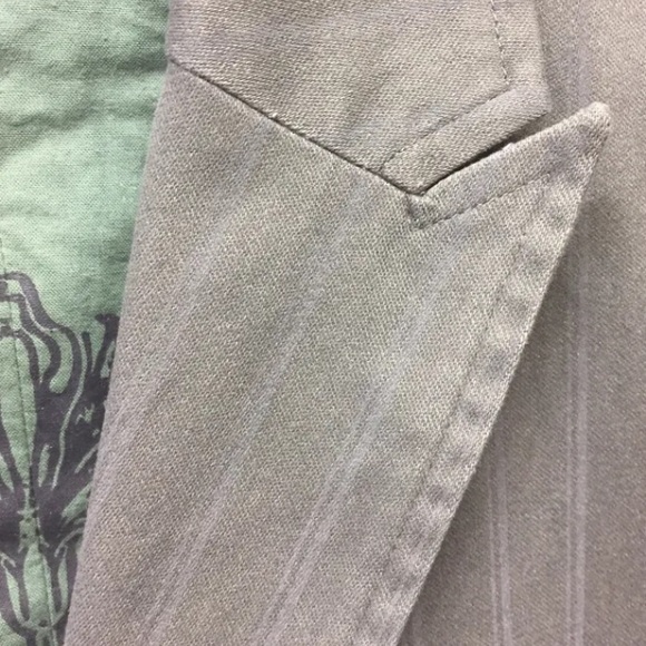 Guess Jeans Men’s Sport Jacket Blazer Khaki Green 2 Button M - Picture 3 of 13